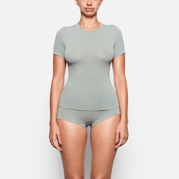 Skims Mineral Cotton Jersey Tshirt - Picture 3 of 4